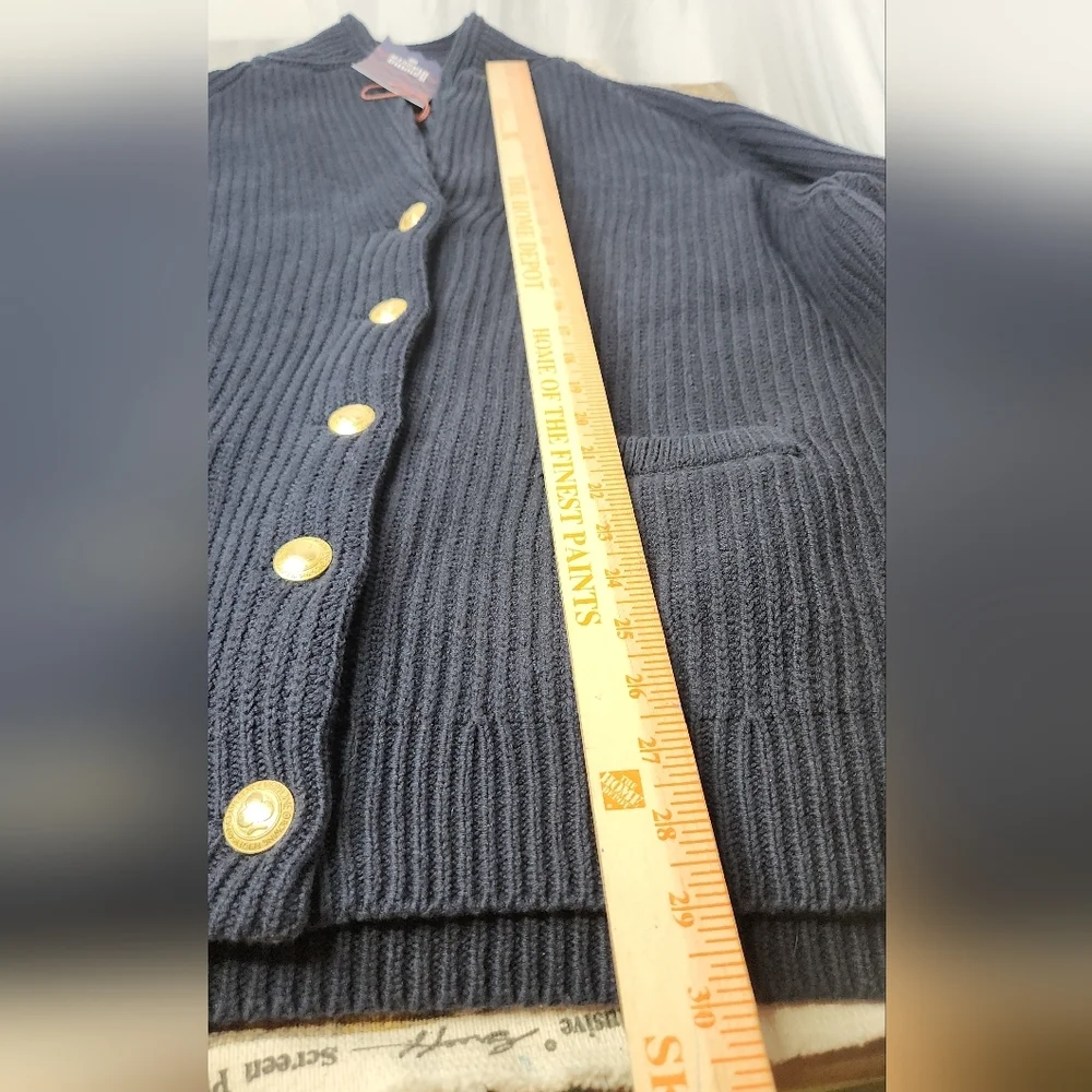 Unisex Oversized Heavyweight Long Sleeve Over Shirt Dark Navy Sweater XXL Rowing